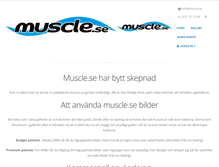 Tablet Screenshot of muscle.se