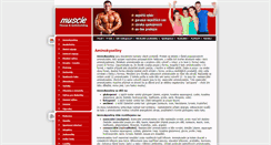 Desktop Screenshot of aminokyseliny.muscle.cz