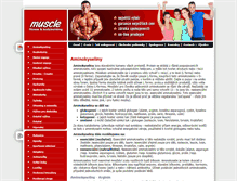 Tablet Screenshot of aminokyseliny.muscle.cz